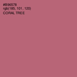 #B96578 - Coral Tree Color Image